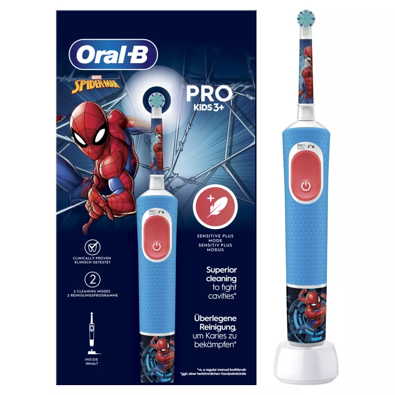 Oral-B Kids vaikiškas besisukantis dantų šepetėlis