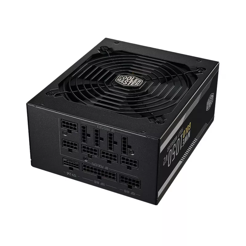 COOLER MASTER MWE 1050 V2 Gold Full Modular 1050W ATX juodas maitinimo šaltinis