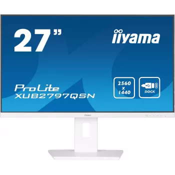 Monitorius iiyama G-MASTER XUB2797QSN-W2 68,6 cm (27 colių) 2560 × 1440 pikselių Quad HD LED baltas