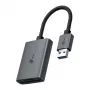 Kortelių skaitytuvas TP-LINK UA430 USB 3.2 Gen 1 Type-C – MicroSD / SD, pilkas