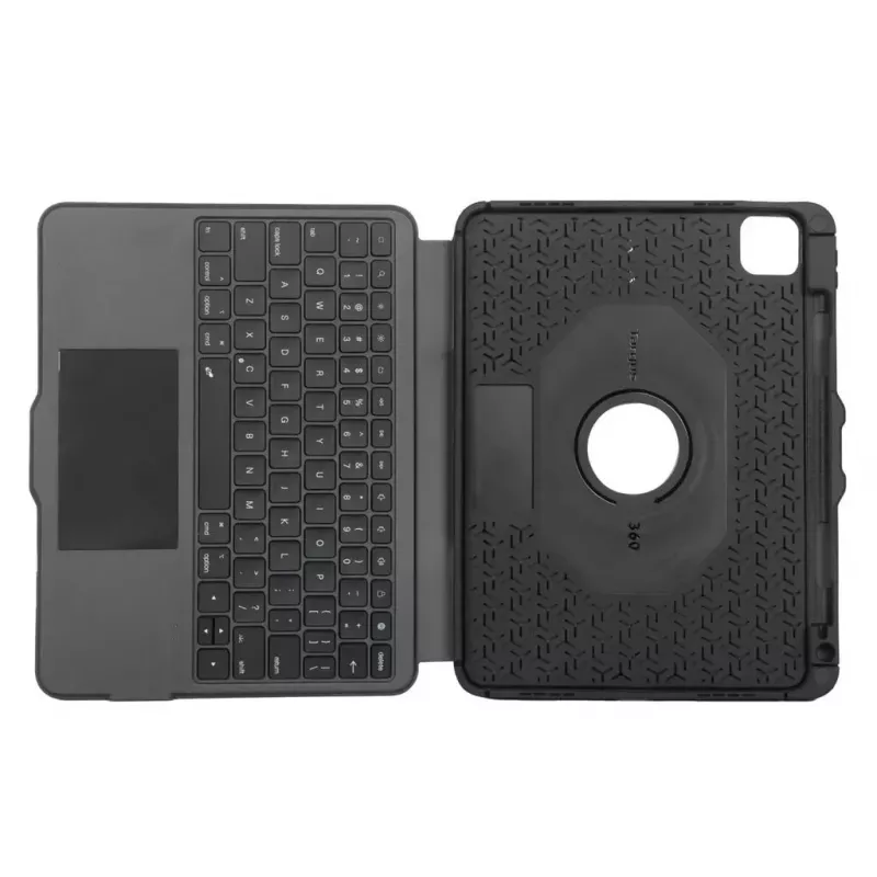 Targus VersaVu QWERTY Nordic Bluetooth klaviatūra su jutikliniu kilimėliu, juoda