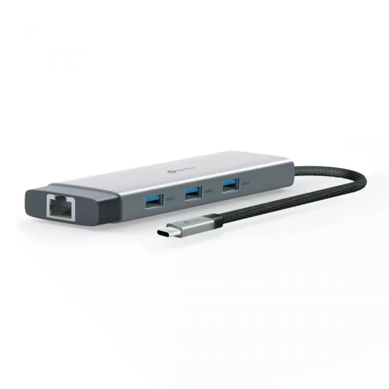 TP-Link UH9120C USB-C stotelė su HDMI, Ethernet ir kortelių skaitytuvu, USB 3.2 Gen 1, 5000 Mbit/s