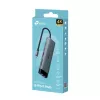 TP-Link UH9120C USB-C stotelė su HDMI, Ethernet ir kortelių skaitytuvu, USB 3.2 Gen 1, 5000 Mbit/s