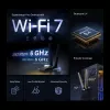 TP-Link BE6500 vidinis WLAN/Bluetooth 2880 Mbit/s trijų juostų Wi-Fi 7 PCIe adapteris
