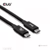 USB Type-C laidas CLUB3D CAC-1570 1,2m — 80Gbps, 240W, palaiko 8K@240Hz, juodas