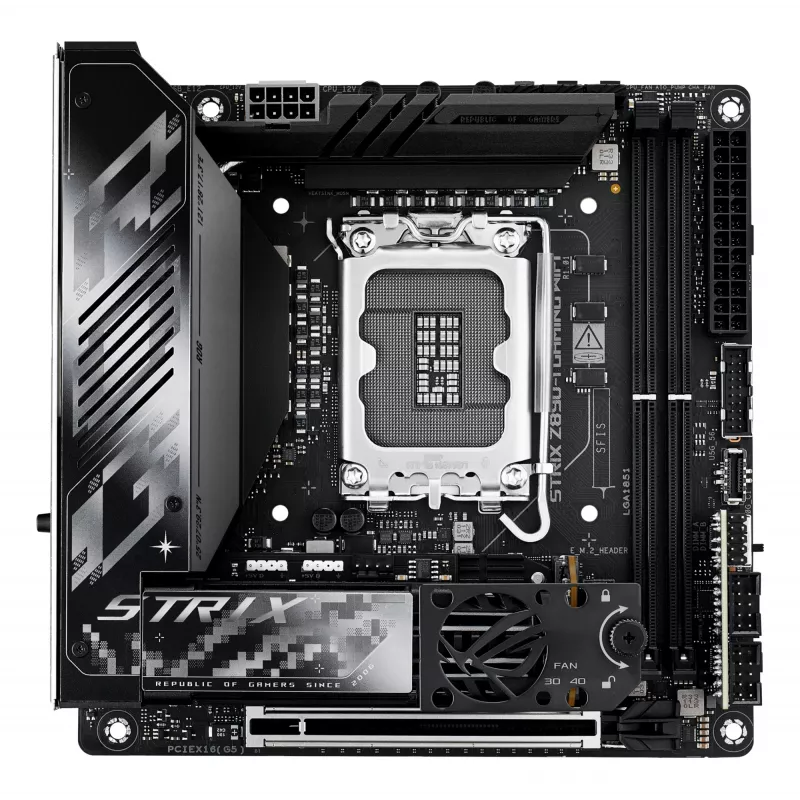 ASUS ROG STRIX Z890-I GAMING WIFI pagrindinė plokštė Intel Z890 LGA 1851 (Socket V1) mini ITX