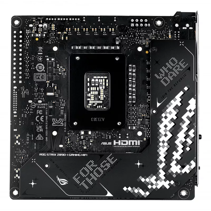 ASUS ROG STRIX Z890-I GAMING WIFI pagrindinė plokštė Intel Z890 LGA 1851 (Socket V1) mini ITX