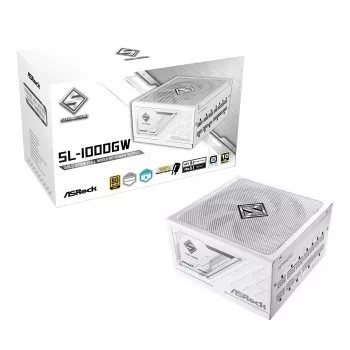 ASRock Steel Legend SL-1000GW 1000W 80+ Gold White ATX maitinimo blokas