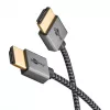 Goobay HDMI laidas 2 m A tipo kištukas–kištukas 18 Gbit/s pilka
