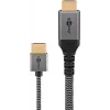 Goobay HDMI laidas 2 m A tipo kištukas–kištukas 18 Gbit/s pilka