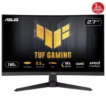 ASUS TUF Gaming VG27WQ3B monitorius 68,6 cm (27 colių) 2560 x 1440 pikselių Quad HD LCD juodas