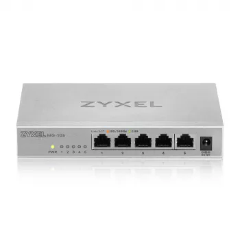Zyxel XMG-105 nevaldomas 2.5G Ethernet jungiklis (100/1000/2500) pilkas