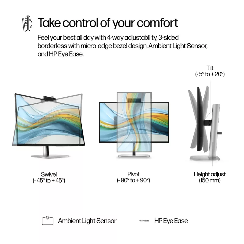 HP Series 5 Pro 27 col. QHD USB-C konferencinis monitorius - 527pm