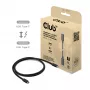 CLUB3D Thunderbolt™ 5 sertifikuotas 8K240Hz duomenys 80/120 Gbps EPR 240 vatų kabelis M/M 1m / 3.28ft