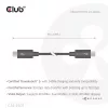 CLUB3D Thunderbolt™ 5 sertifikuotas 8K240Hz duomenys 80/120 Gbps EPR 240 vatų kabelis M/M 1m / 3.28ft