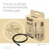 CLUB3D Thunderbolt™ 5 sertifikuotas 8K240Hz duomenys 80/120 Gbps EPR 240 vatų kabelis M/M 1m / 3.28ft