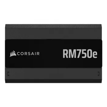 Maitinimo blokas CORSAIR RM750e 750 W ATX 3.1 80 PLUS Gold visiškai modulinis, 24 kontaktų, 120 mm ventiliatorius, 6×SATA, 2×PCIe (6+2), 2×PATA