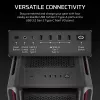 CORSAIR PC dėklas - Icue Link 5000t Lx RGB Mid-tower aukšto našumo