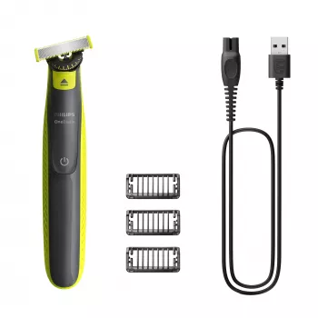 Folijos skustuvas Philips Norelco OneBlade 360 QP2724/23 – 1 ašmenys, trimeris, šlapias/sausas, įkraunamas NiMH
