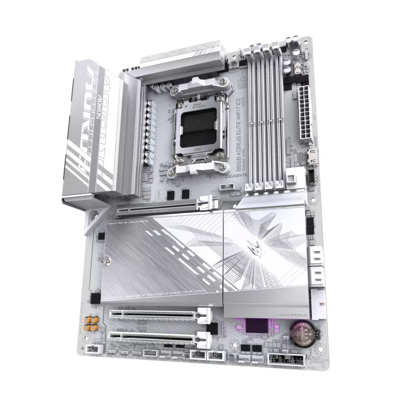 Motininė plokštė GIGABYTE B850 AORUS ELITE WIFI7 ICE, B850, AM5, ATX