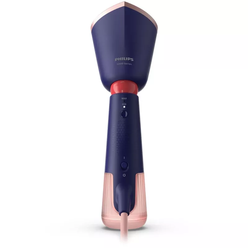 Philips 5000 serijos rankinis garintuvas, drabužių garintuvas, 0,32 L, 0,58 min, mėlyna, jūros mėlyna, mygtukai