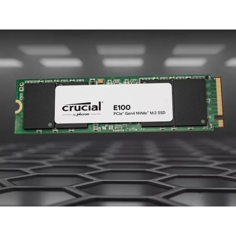 Crucial E100 480GB PCIe Gen 4 M.2 2280 NVMe SSD
