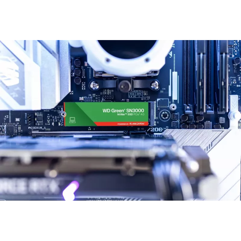 WESTERN DIGITAL SSD - WD Green SN3000 NVMe - 500GB - PCIe Gen4 x4 - M.2 2280