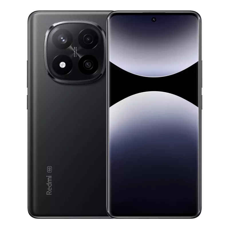 Išmanusis telefonas Xiaomi Redmi Note 14 Pro+ 5G — 6,67 col. AMOLED, 8 GB RAM, 256 GB, 200 MP, IP68, 5110 mAh, Juodas