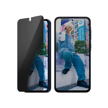 PanzerGlass® privatumo ekrano apsauga Samsung Galaxy A36 5G | Ultra-Wide Fit