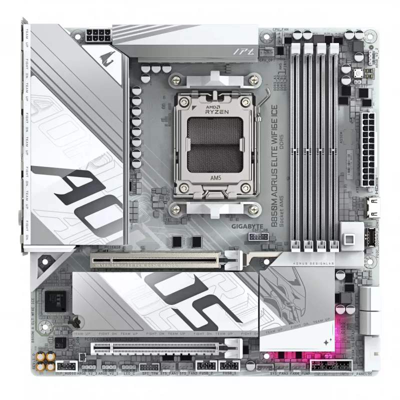 Motininė plokštė GIGABYTE B850M AORUS ELITE WIFI6E, AMD B850, Socket AM5, Micro ATX