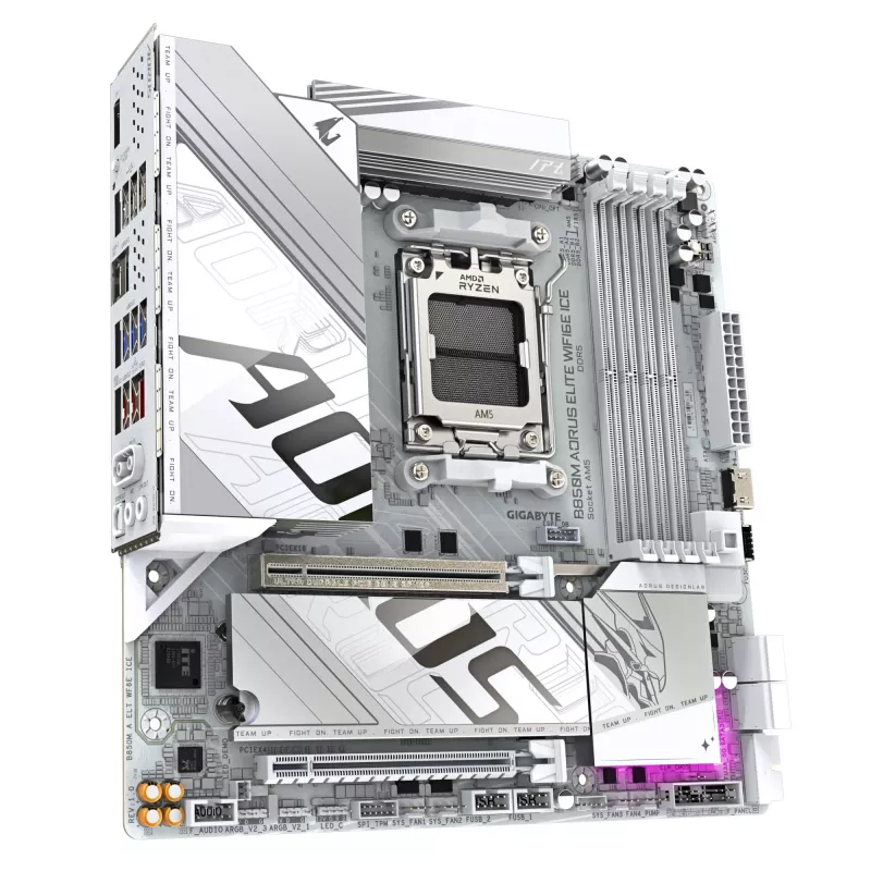 Motininė plokštė GIGABYTE B850M AORUS ELITE WIFI6E, AMD B850, Socket AM5, Micro ATX