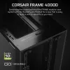 CORSAIR FRAME 4000D Midi Tower Juodas