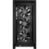 Korpusas CORSAIR FRAME 4000D RS Midi Tower – juodas, EATX, grūdintas stiklas, USB-C, 3x120 mm priekiniai ventiliatoriai
