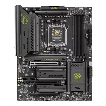 Motininė plokštė MSI MAG B850 TOMAHAWK MAX WIFI — AMD B850, lizdas AM5, ATX, DDR5, 4×M.2, Wi‑Fi 7, 5Gb LAN, 7.1 garso