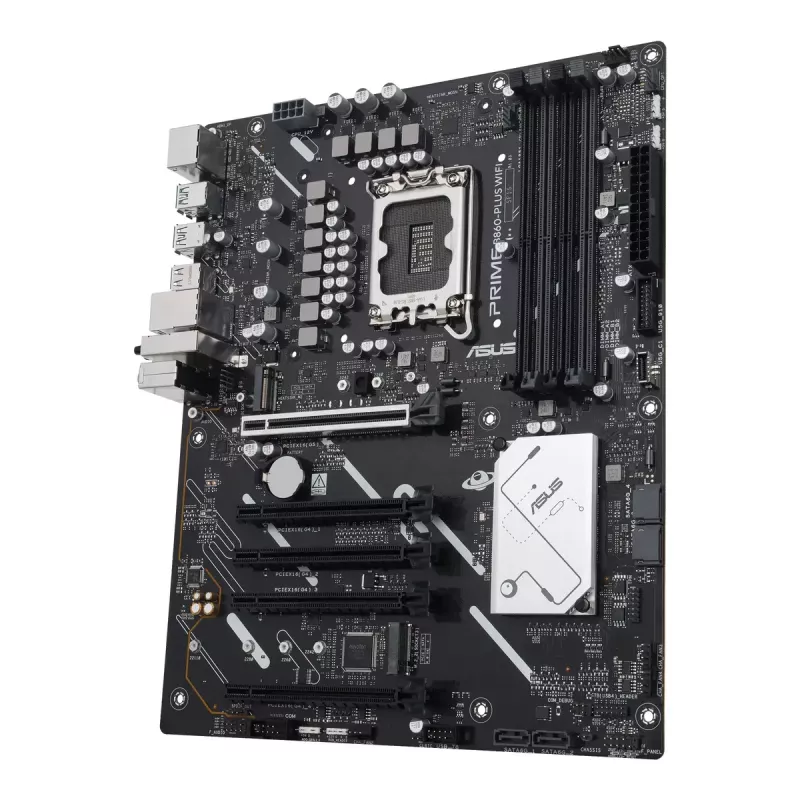 Motininė plokštė ASUS PRIME B860-PLUS WIFI – Intel B860, LGA 1851, ATX, DDR5, 4 DIMM, Wi‑Fi 6E, 2,5Gb LAN, Bluetooth 5.3