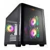 FSP S380-BA kompiuterio korpusas Mini Tower mITX, mATX juodas ARGB
