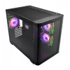 FSP S380-BA kompiuterio korpusas Mini Tower mITX, mATX juodas ARGB