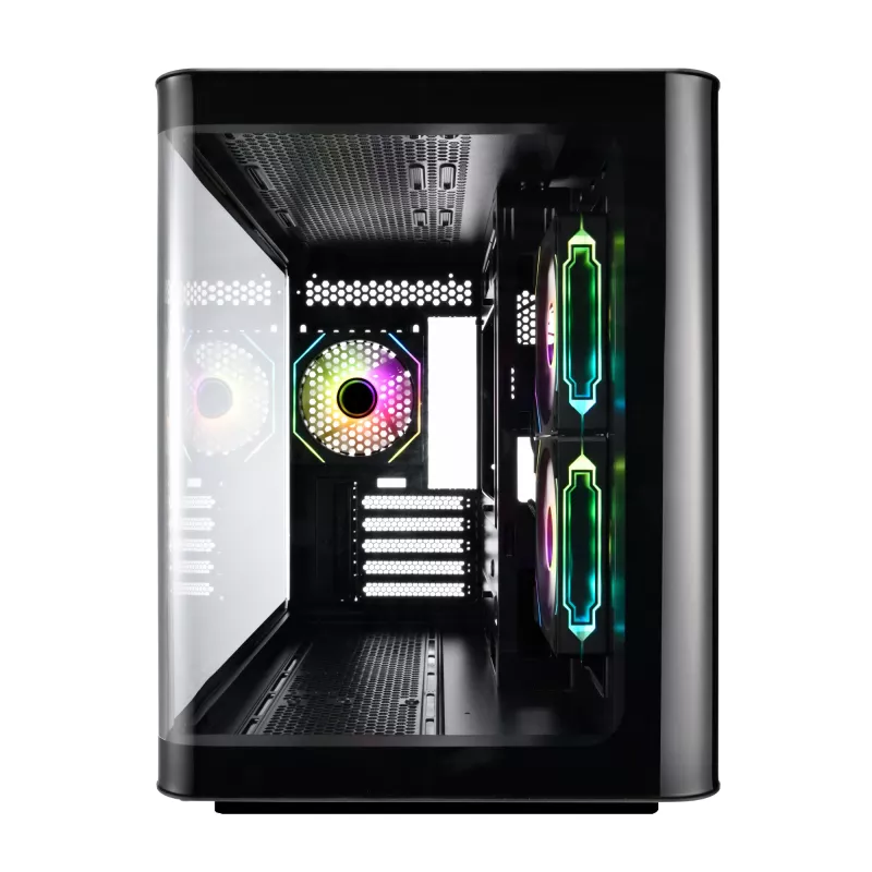 FSP S380-BA kompiuterio korpusas Mini Tower mITX, mATX juodas ARGB