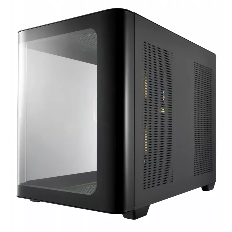 FSP S380-BA kompiuterio korpusas Mini Tower mITX, mATX juodas ARGB