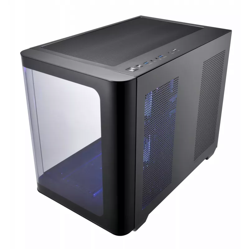 FSP S380-BA kompiuterio korpusas Mini Tower mITX, mATX juodas ARGB