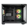 FSP S380-BA kompiuterio korpusas Mini Tower mITX, mATX juodas ARGB