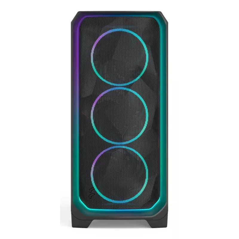 FRACTAL DESIGN Meshify 3 Ambience Pro RGB Juoda Tg Šviesiai Tonuotas
