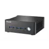 Shuttle Nano PC NA10H7, AMD Ryzen™ 7-8845HS APU, Radeon 780M, 2xHDMI, 2xUSB-C 4.0(DP), 2x2.5Gbit LAN, 24/7 nuolatinis darbas, su VESA
