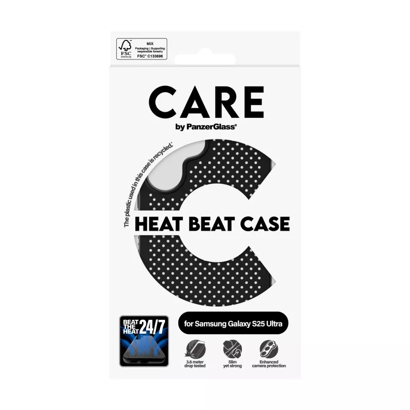 PanzerGlass CARE™ by ® Heat Beat Case Samsung Galaxy S25 Ultra
