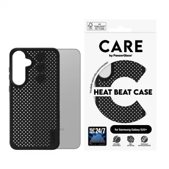 PanzerGlass CARE™ by ® Dėklas Heat Beat Samsung Galaxy S25+, Juodas