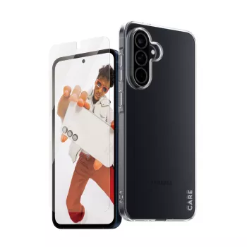 PanzerGlass CARE by Fashion 2-in-1 apsaugos rinkinys Samsung Galaxy A56 5G nuo įbrėžimų ir smūgių