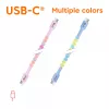 Club 3D CAC-3010 USB-C į USB-C karoliukų kabelis, 2 m, PD 60 W, 480 Mbps, rožinis