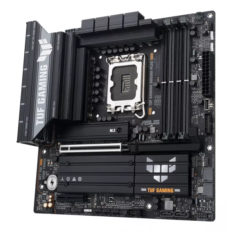 ASUS TUF GAMING B860M-PLUS Intel B860 LGA 1851 (Socket V1) micro ATX pagrindinė plokštė