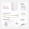 MERCUSYS MB130-4G belaidis maršrutizatorius Ethernet dviejų juostų (2,4 GHz / 5 GHz) - Baltas