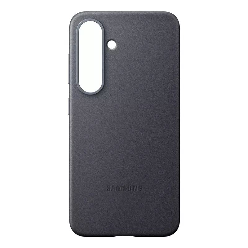 Dangtelis Samsung Galaxy S25 dirbtinės odos, juodas